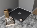 Душевой поддон из искусственного камня Aquanet Pleasure 100x100 258889 Черный