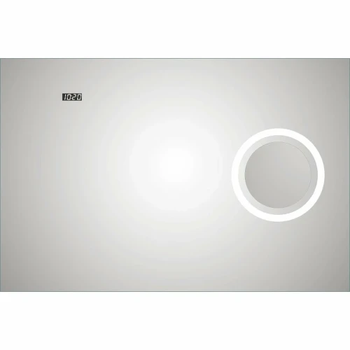 Зеркало Esbano 100 ESMR3845KD с подсветкой с инфракрасным выключателем с подогревом и часами стекло