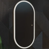 Зеркало Silver Mirrors Виола-ТХ 60 LED-00002695 с подсветкой Белое с сенсорным выключателем и диммером стекло