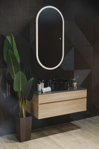 Зеркало Silver Mirrors Виола-ТХ 60 LED-00002695 с подсветкой Белое с сенсорным выключателем и диммером стекло