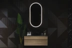 Зеркало Silver Mirrors Виола-ТХ 60 LED-00002695 с подсветкой Белое с сенсорным выключателем и диммером стекло