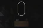 Зеркало Silver Mirrors Виола-ТХ 60 LED-00002695 с подсветкой Белое с сенсорным выключателем и диммером стекло