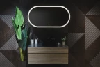 Зеркало Silver Mirrors Виола-ТХ 60 LED-00002695 с подсветкой Белое с сенсорным выключателем и диммером стекло