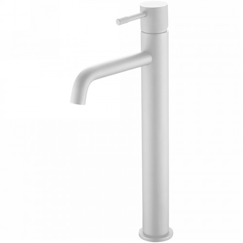 Смеситель для раковины Boheme Uno 462-MW Белый матовый латунь