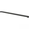 Шторка на ванну WasserKRAFT Dill 100 61S02-100 Fixed профиль Черный стекло прозрачное