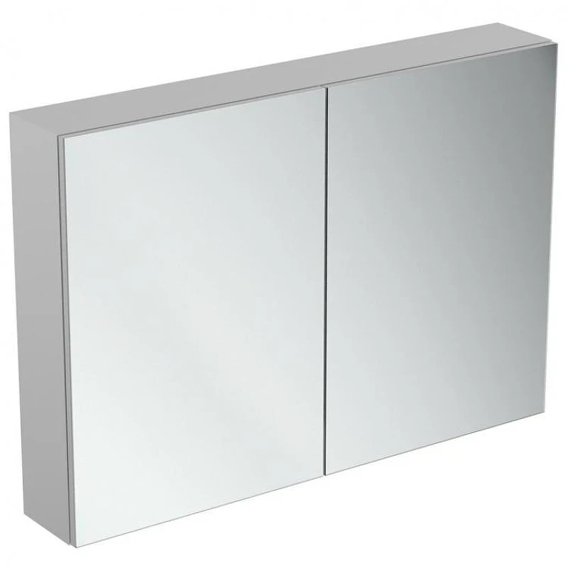 Зеркальный шкаф Ideal Standard Mirror Light 100 T3498AL с подсветкой цвет Aluminium Effect (Алюминий)