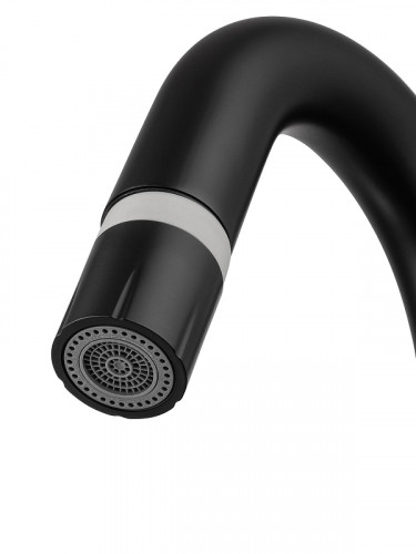 Смеситель для раковины Wonzon & Woghand WW-FE01L212-MB цвет Черный матовый