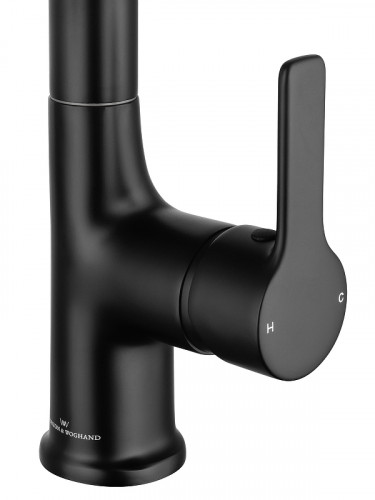 Смеситель для раковины Wonzon & Woghand WW-FE01L212-MB цвет Черный матовый
