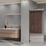 Душевая перегородка WasserKRAFT Rur 90 30W39BN-MR профиль цвет Никель стекло зеркальное