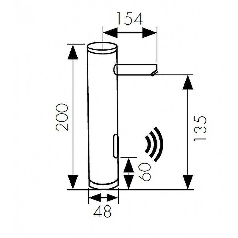 Смеситель для раковины Kaiser Sensor 38511 Хром