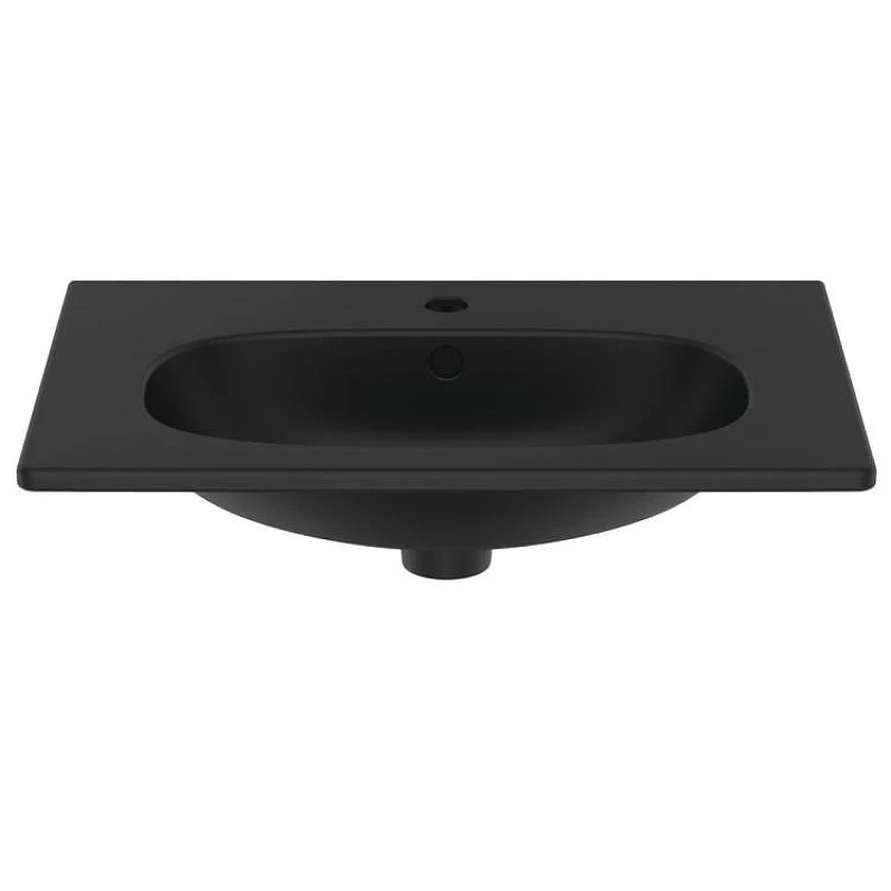 Мебельная раковина Ideal Standard Tesi 62 T3510V3 цвет Silk Black / Черный шелк