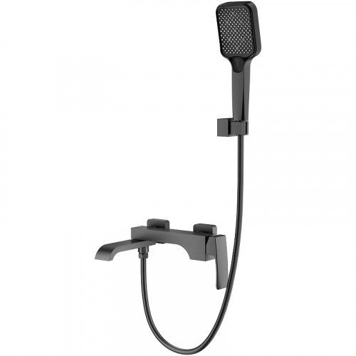 Смеситель для ванны Raglo R02.30.09 Графит матовый латунь на стену