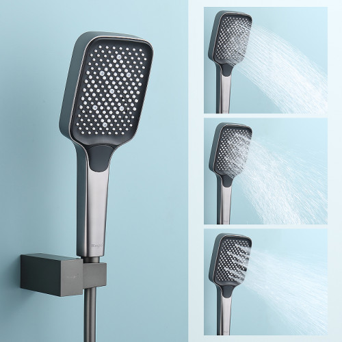 Смеситель для ванны Raglo R02.30.09 Графит матовый латунь на стену