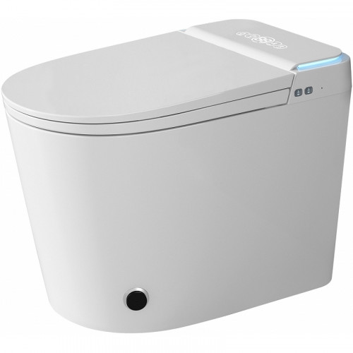 Унитаз биде Abber Bequem AC1117S приставной с сиденьем Микролифт фарфор приставной