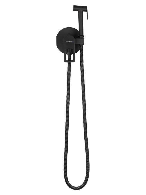 Гигиенический душ со смесителем Wonzon & Woghand Frame WW-88829010-MB цвет Черный матовый