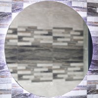 Зеркало Sanflor Гард 70 С22579 с подсветкой с сенсорным выключателем МДФ / ЛДСП, стекло