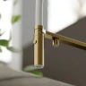 Смеситель для кухни Sancos Imola SC4010BG Золото брашированное Белый латунь
