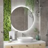 Зеркало Континент Ajour Eco 900х900 ЗЛП2811 с подсветкой с сенсорным выключателем с диммером стекло