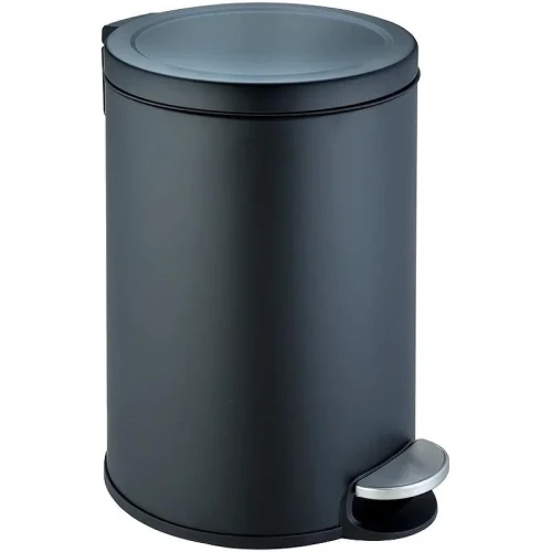 Ведро для мусора WeltWasser Lora BL 12L 10000013406 Черное матовое