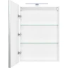 Зеркальный шкаф Roca Victoria 60 L A857474806 с подсветкой Белый глянец