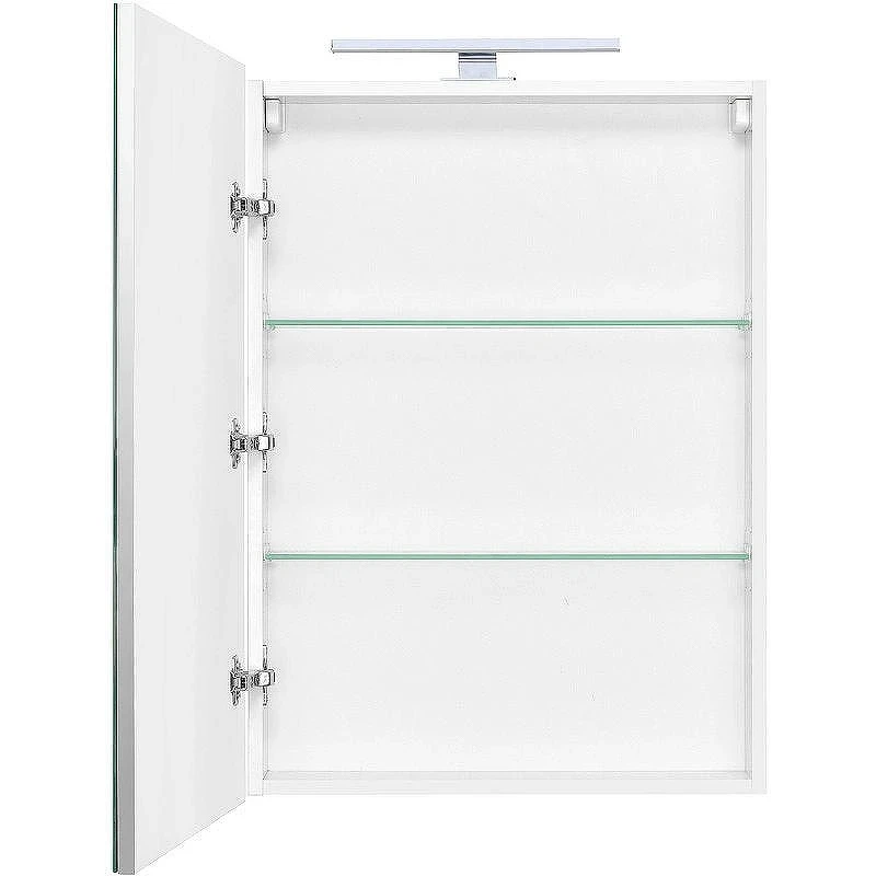 Зеркальный шкаф Roca Victoria 60 L A857474806 с подсветкой Белый глянец