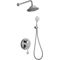 Душевая система Bronze de Luxe Yasmina NT800/B02-2 Хром латунь встраиваемый