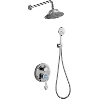 Душевая система Bronze de Luxe Yasmina NT800/B02-2 Хром латунь встраиваемый
