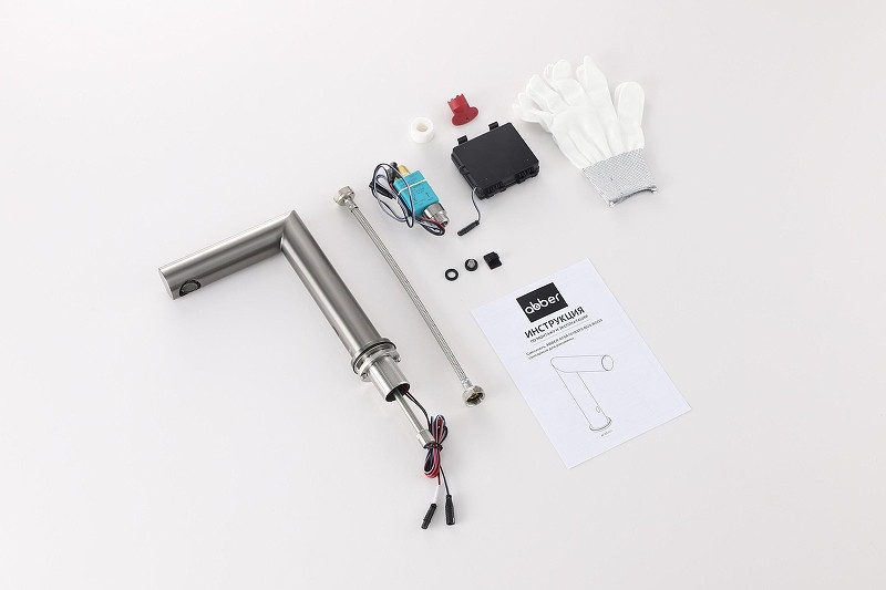 Смеситель для раковины Abber Perfekte 316 AF8A101BGGS цвет Оружейная сталь брашированная