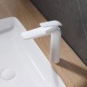 Смеситель для раковины Rose R39C R3911C Белый матовый латунь