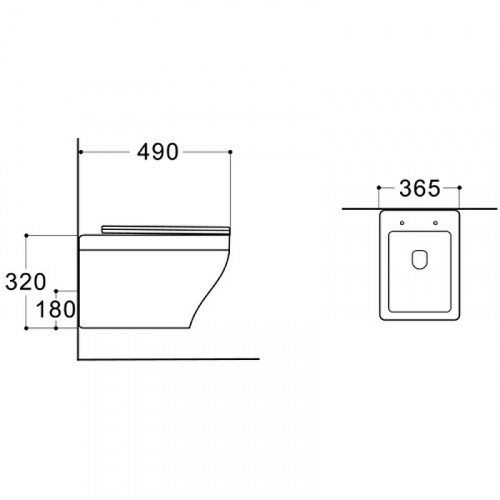 Унитаз Aquatek Амадео AQ1180-00 подвесной с сиденьем Микролифт фарфор подвесной