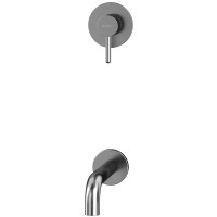 Смеситель для ванны Whitecross Y brushed nickel YSET03NIB Брашированный никель латунь встраиваемый
