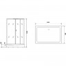 Душевая кабина Niagara Premium 120x80 NG-6912-01QR Black без гидромассажа