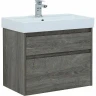 Тумба с раковиной Aquanet Nova Lite 75 245245 подвесная Дуб рошелье