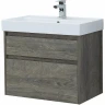 Тумба с раковиной Aquanet Nova Lite 75 245245 подвесная Дуб рошелье