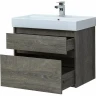 Тумба с раковиной Aquanet Nova Lite 75 245245 подвесная Дуб рошелье
