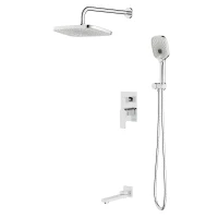 Душевая система Azario Arida AZ-K7354 цвет Хром