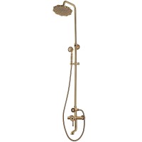 Душевая система Bronze de Luxe Windsor 10120F Бронза латунь на стену