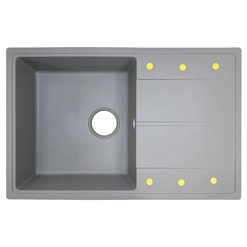 Кухонная мойка Azario Izmir 74 CS00097683 цвет Серый