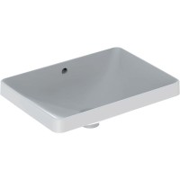 Раковина Geberit VariForm 55 500.736.01.2 Белая фаянс полувстраиваемая