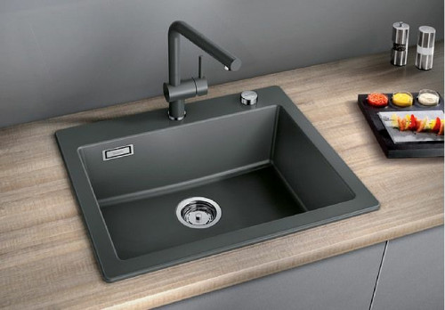 Кухонная мойка Blanco Palona 6 524738 Черная керамика встраиваемый