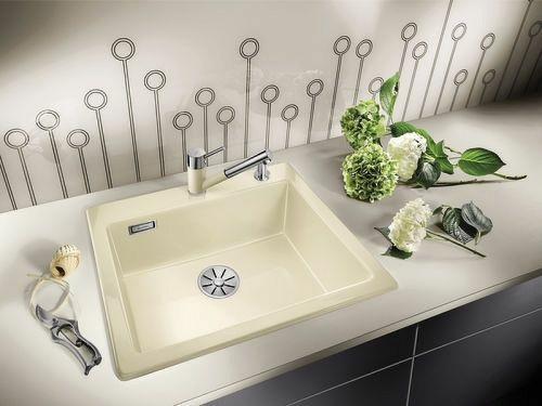 Кухонная мойка Blanco Palona 6 524738 Черная керамика встраиваемый