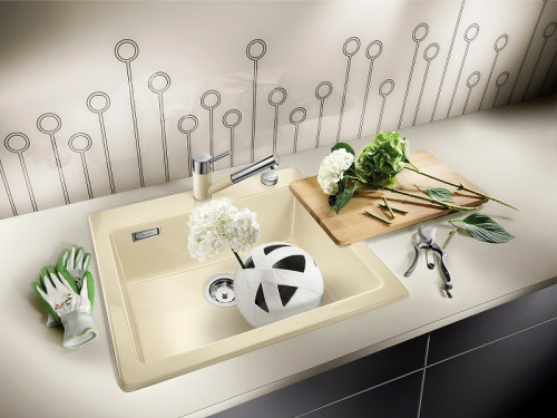 Кухонная мойка Blanco Palona 6 524738 Черная керамика встраиваемый