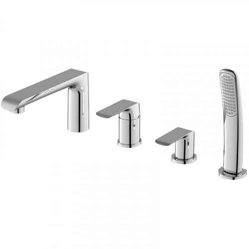 Смеситель на борт ванны Ravak Flat FL 026.00 X070120 Хром латунь