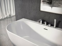 Смеситель на борт ванны Ravak Flat FL 026.00 X070120 Хром латунь