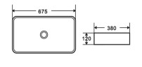 Раковина-чаша WeltWasser Elbach 2250 MB 67 10000004557 Черная матовая фаянс накладная