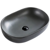 Раковина-чаша BelBagno 60 BB1084-H311 Серая матовая фаянс накладная