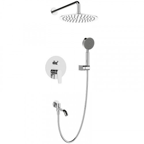 Душевая система BelBagno Ancona ANCONA-VDSET-CRM Хром латунь встраиваемый