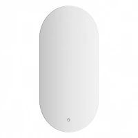 Зеркало Evoform Ledshine 40х80 BY 2698 с подсветкой 16,5 W - сенсорный выключатель - теплый белый свет