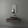 Зеркало Evoform Ledshine 40х80 BY 2698 с подсветкой 16,5 W - сенсорный выключатель - теплый белый свет