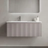 Тумба под раковину Sancos Snob R 1.0 100 L SNR1.0100LSM подвесная цвет Doha Soft